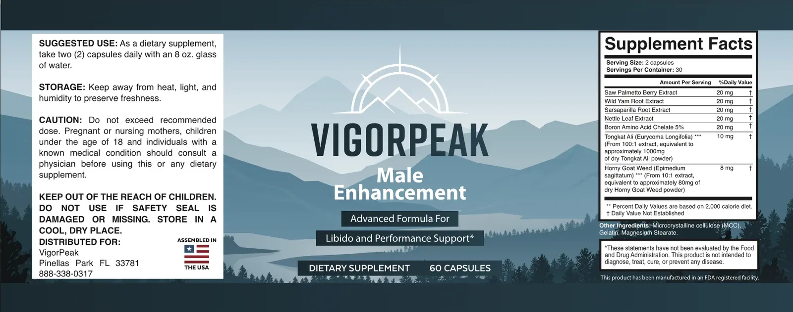 Vigor Peak Key Ingredients